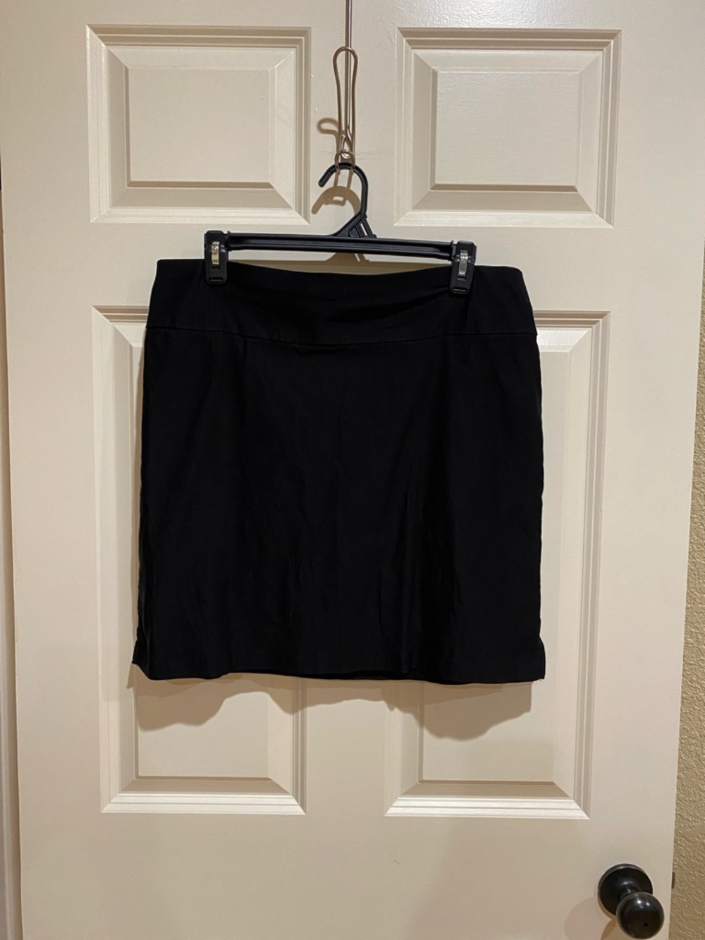 Rafaella Black Straight Mini Skirt
